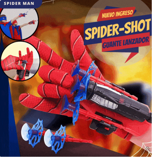 Guante Lanzador Telaraña SpiderMan | envío GRATIS | 50 % Off solo por hoy